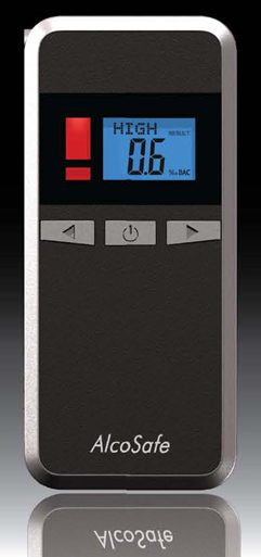 Alcosafe breathalyser red test